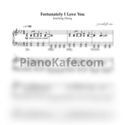 Ноты Jincheng Zhang - Fortunately I love you - предпросмотр