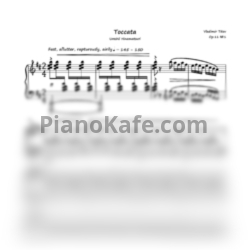 Ноты Владимир Титов - Toccata (Ureshii Hinamatsuri, Spring) Op. 11, No. 1 - предпросмотр