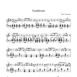 Ноты DNCE - Toothbrush