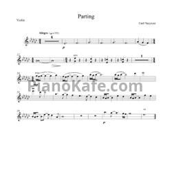 Ноты Gleb Cherukhin - Parting - предпросмотр