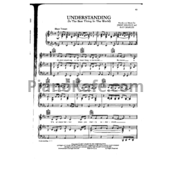 Ноты Ray Charles - Understanding - предпросмотр