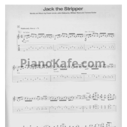 Ноты Black Sabbath - Jack the stripper (Guitar tabs) - предпросмотр