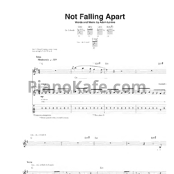 Ноты Maroon 5 - Not falling apart - предпросмотр