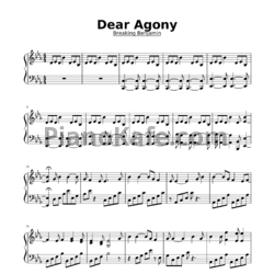Ноты Breaking Benjamin - Dear agony