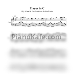 Ноты Lilly Wood & The Prick feat. Robin Schulz - Prayer In C