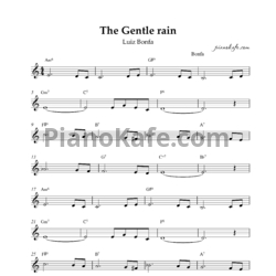 Ноты Luiz Bonfa - The gentle rain