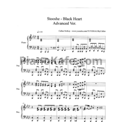 Ноты Stooshe - Black heart