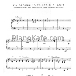 Ноты Duke Ellington - I'm beginning to see the light - предпросмотр
