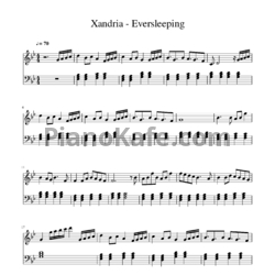 Ноты Xandria - Eversleeping