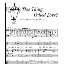 Ноты Cole Porter - What is this thing called love? - предпросмотр