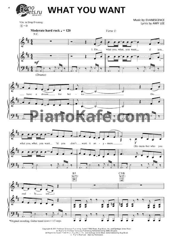Ноты Evanescence - Evanescence (Книга нот) - PianoKafe.com