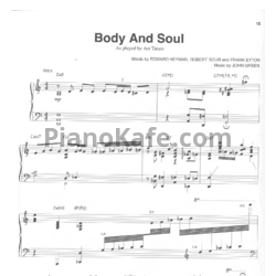 Ноты Art Tatum - Body and soul - предпросмотр