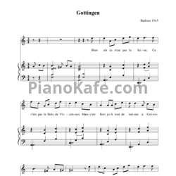 Ноты Lara Fabian - Gottingen - предпросмотр