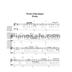 Ноты Nicole Scherzinger - Pretty
