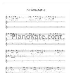 Ноты T.A.T.U. - Not gonna get us - предпросмотр