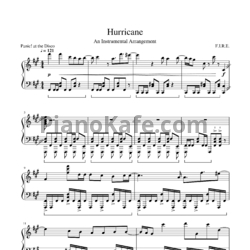 Ноты Panic! At The Disco - Hurricane