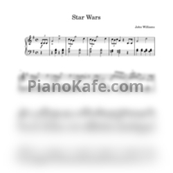 Ноты John Williams - Star Wars (Аранжировка для фортепиано) - предпросмотр