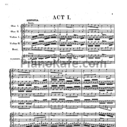 Ноты Георг Гендель - Опера "Ацис и Галатея" (HWV 49) - предпросмотр