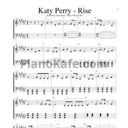 Ноты Katy Perry - Rise - предпросмотр