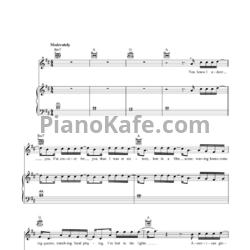 Ноты Taylor Swift - Miss Americana & The Heartbreak Prince - предпросмотр