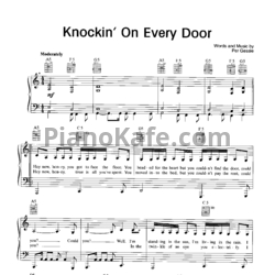 Ноты Roxette - Knockin' on every door - предпросмотр