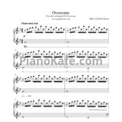 Ноты David Nevue - Overcome - предпросмотр