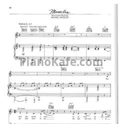 Ноты Michael Jackson - Muscles - предпросмотр