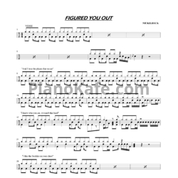 Ноты Nickelback - Figured you out - предпросмотр