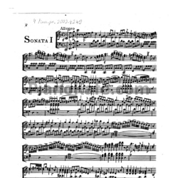 Ноты Carl Friedrich Ebers - 2 сонаты для фортепиано и флейты (Op. 4, клавир)