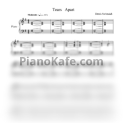Ноты Denis Stelmakh - Tears apart - предпросмотр