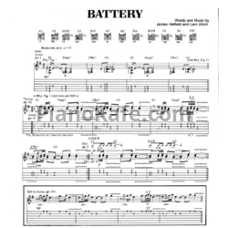 Ноты Metallica - Master of puppets (Книга нот) - предпросмотр