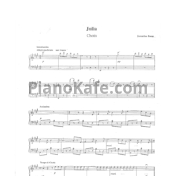 Ноты Juventino Rosas - Julia - предпросмотр