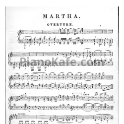 Ноты Фридрих фон Флотов - Опера "Марта" - предпросмотр
