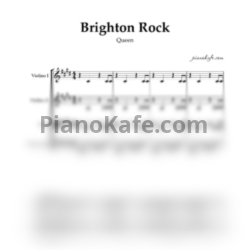 Ноты Queen - Brighton rock (Партитура для струнного квартета) - предпросмотр