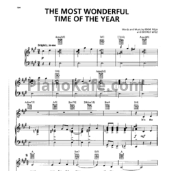 Ноты Andy Williams - It's The Most Wonderful Time Of The Year (Версия 2) - предпросмотр