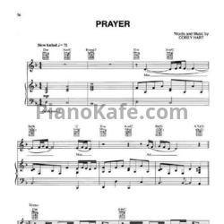 Ноты Celine Dion - Prayer - предпросмотр