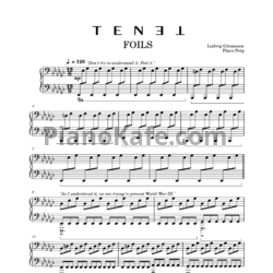 Ноты Ludwig Göransson - Foils