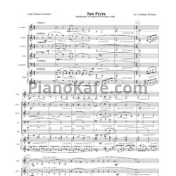 Ноты Richard Galliano - San Peyre (Партитура) - предпросмотр