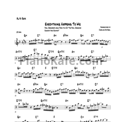 Ноты Paul Desmond - Everything happens to me - предпросмотр