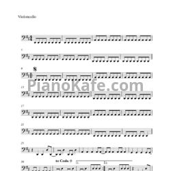 Ноты Jimmy Eat World - The middle (для виолончели) - предпросмотр