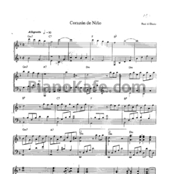 Ноты Raul di Blasio - Corazon de Nino