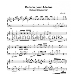 Ноты Paul De Senneville - Ballade pour Adeline - предпросмотр