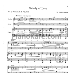 Ноты Г. Энгельман - Мелодия любви