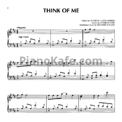 Ноты Andrew Lloyd Webber - Phantom of the opera (Piano solo) - предпросмотр