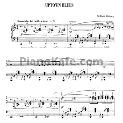 Ноты William Gillock - Uptown blues - предпросмотр