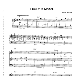 Ноты Jim Brickman - I see the moon - предпросмотр