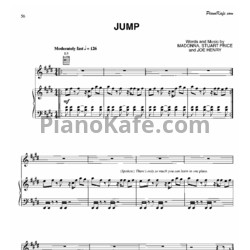 Ноты Madonna - Jump - предпросмотр