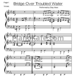 Ноты Clay Aiken - Bridge over troubled water