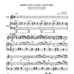 Ноты Secret Garden - Dawn of a new century (для пианино и скрипки) - предпросмотр