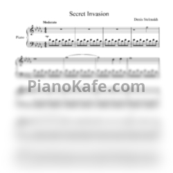 Ноты Denis Stelmakh - Secret invasion - предпросмотр